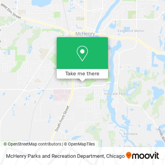 Mapa de McHenry Parks and Recreation Department
