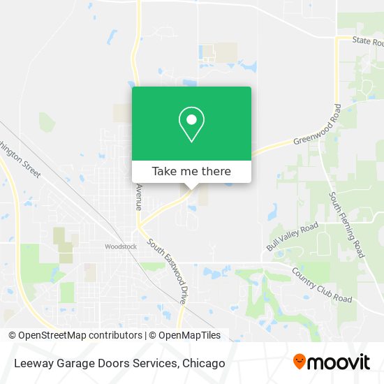 Leeway Garage Doors Services map