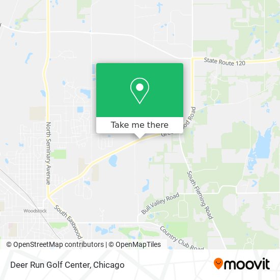 Deer Run Golf Center map