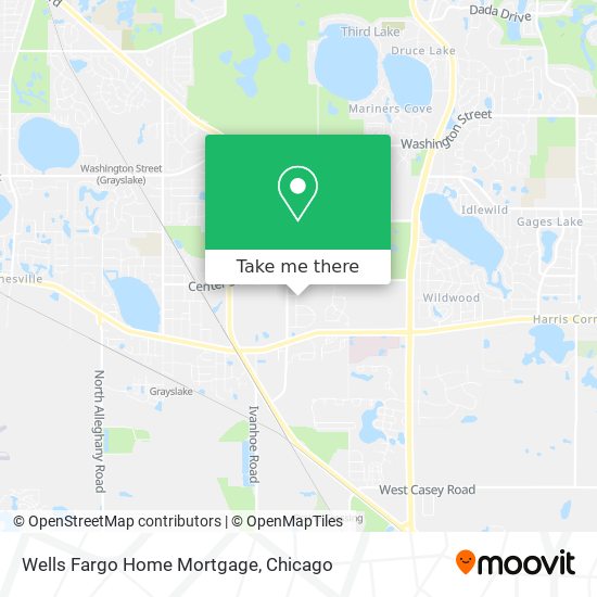 Mapa de Wells Fargo Home Mortgage