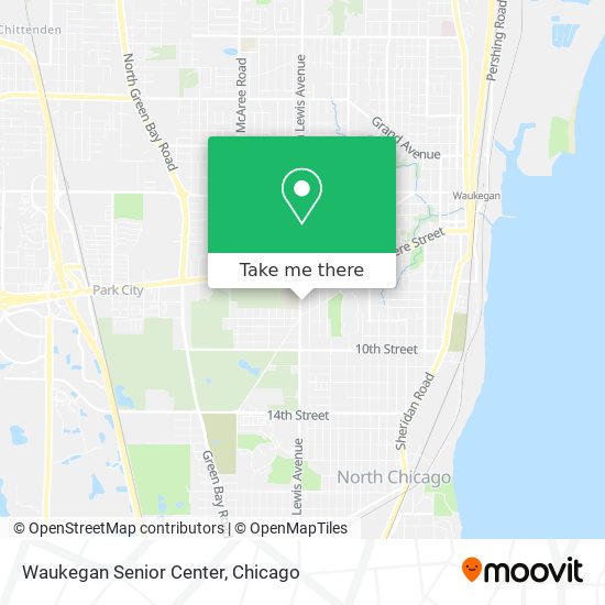 Mapa de Waukegan Senior Center