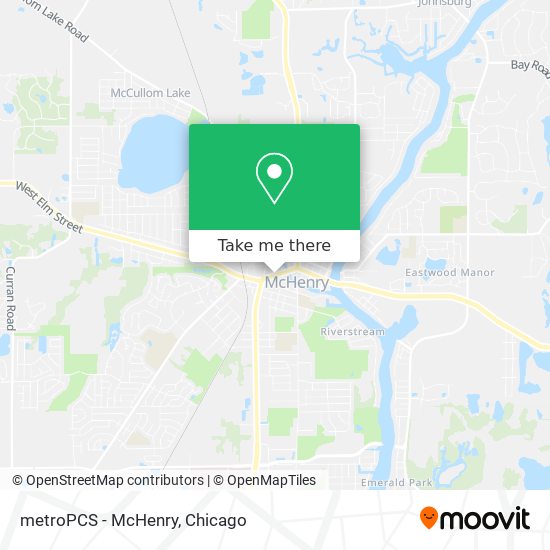 Mapa de metroPCS - McHenry