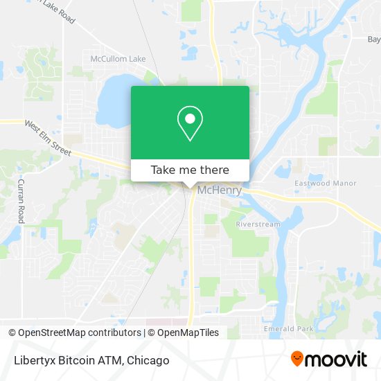 Mapa de Libertyx Bitcoin ATM