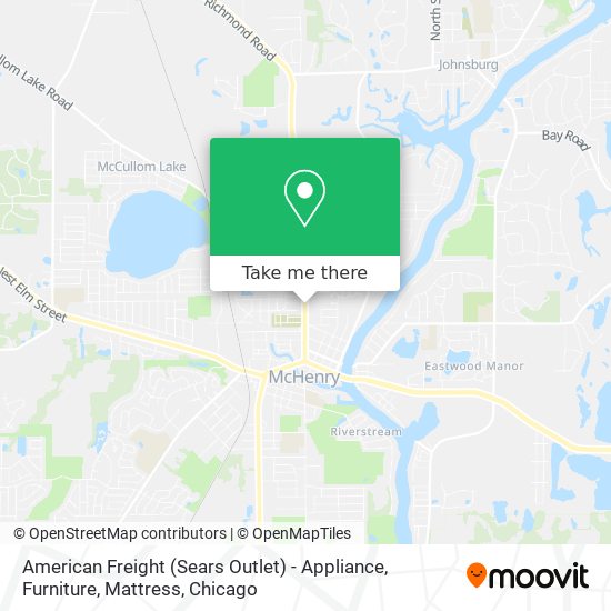 Mapa de American Freight (Sears Outlet) - Appliance, Furniture, Mattress