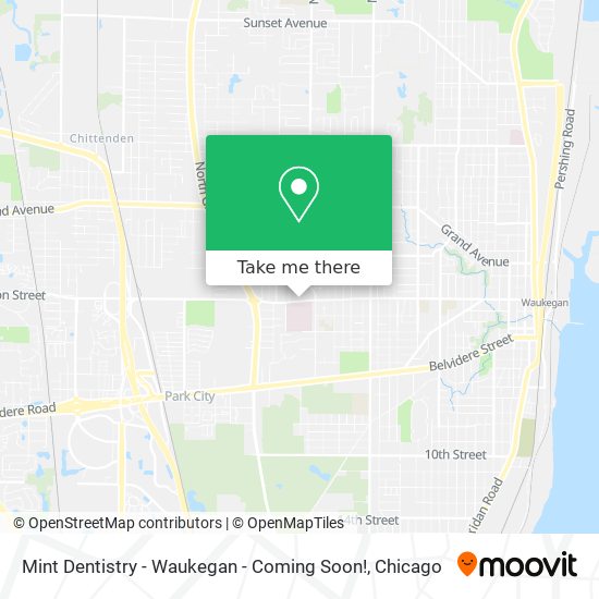 Mapa de Mint Dentistry - Waukegan - Coming Soon!