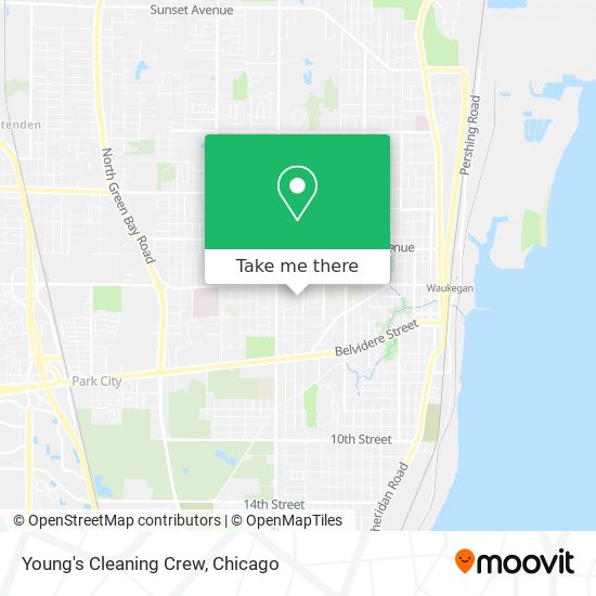 Young's Cleaning Crew map