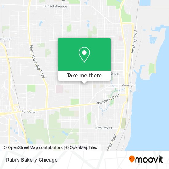 Mapa de Rubi's Bakery