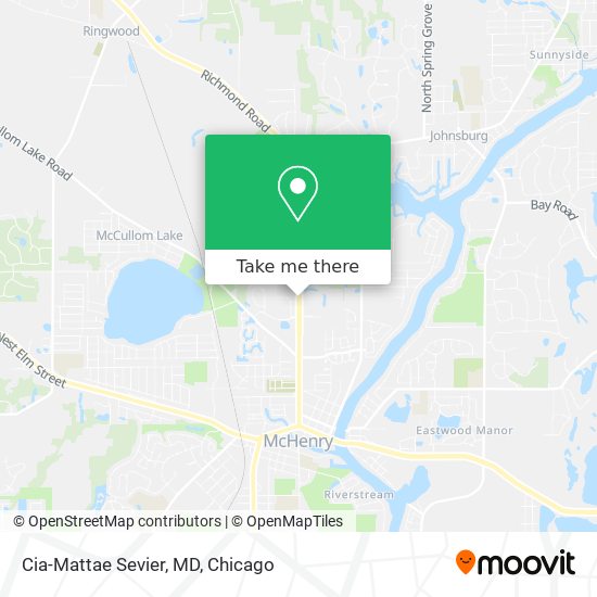 Cia-Mattae Sevier, MD map