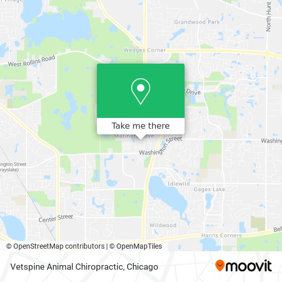 Vetspine Animal Chiropractic map