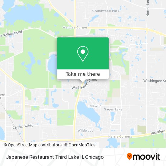 Japanese Restaurant Third Lake Il map