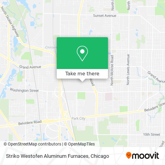 Mapa de Striko Westofen Aluminum Furnaces