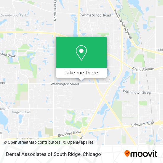 Dental Associates of South Ridge map