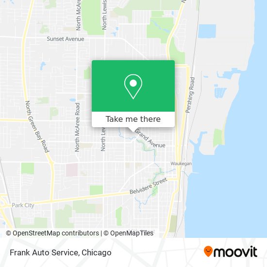 Frank Auto Service map