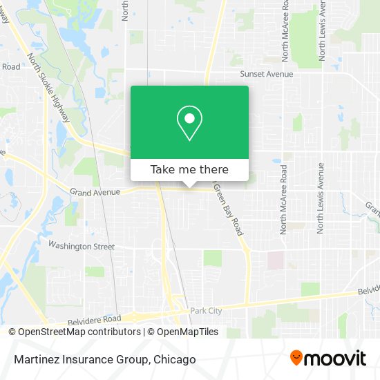 Martinez Insurance Group map