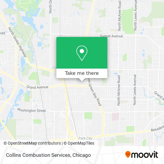 Collins Combustion Services map