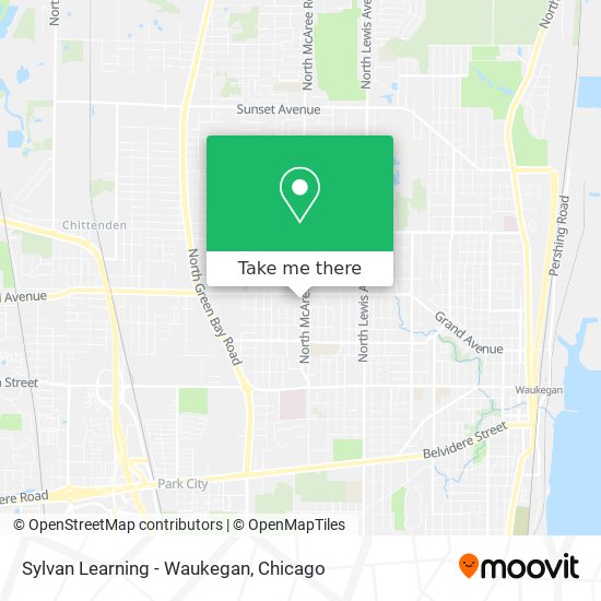 Mapa de Sylvan Learning - Waukegan