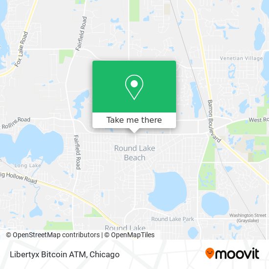 Mapa de Libertyx Bitcoin ATM