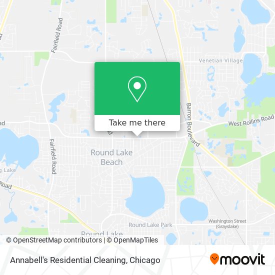 Annabell's Residential Cleaning map