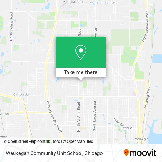 Mapa de Waukegan Community Unit School