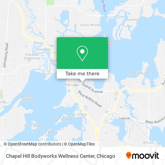 Mapa de Chapel Hill Bodyworks Wellness Center
