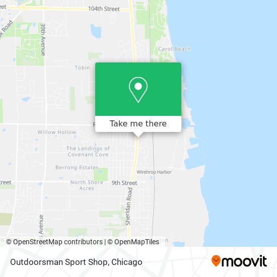 Outdoorsman Sport Shop map