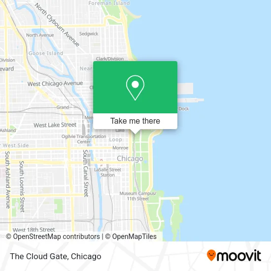 Mapa de The Cloud Gate