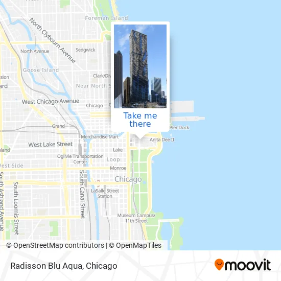 Radisson Blu Aqua map