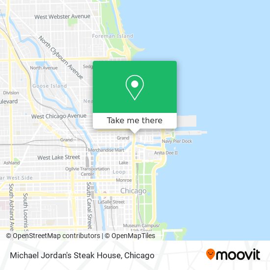 Mapa de Michael Jordan's Steak House