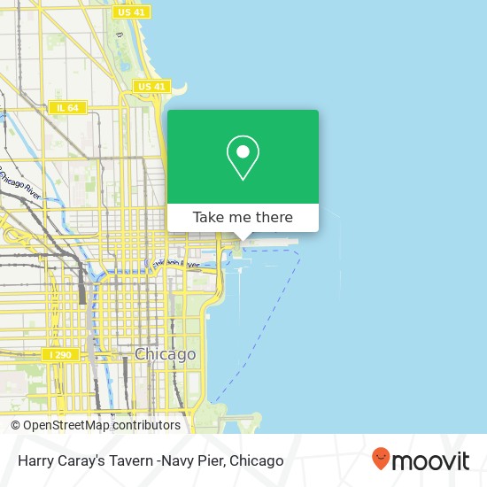 Mapa de Harry Caray's Tavern -Navy Pier