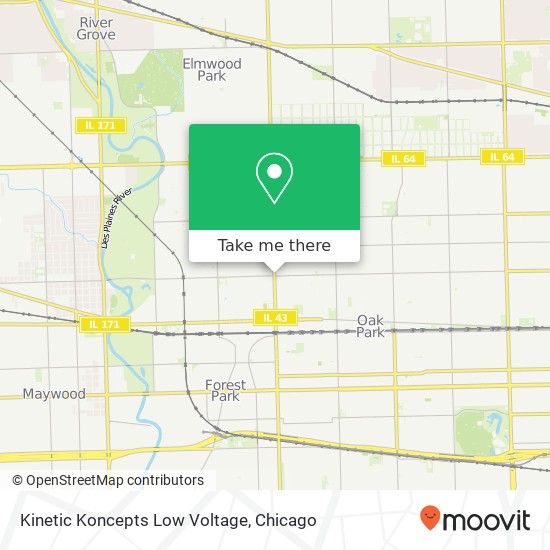 Mapa de Kinetic Koncepts Low Voltage