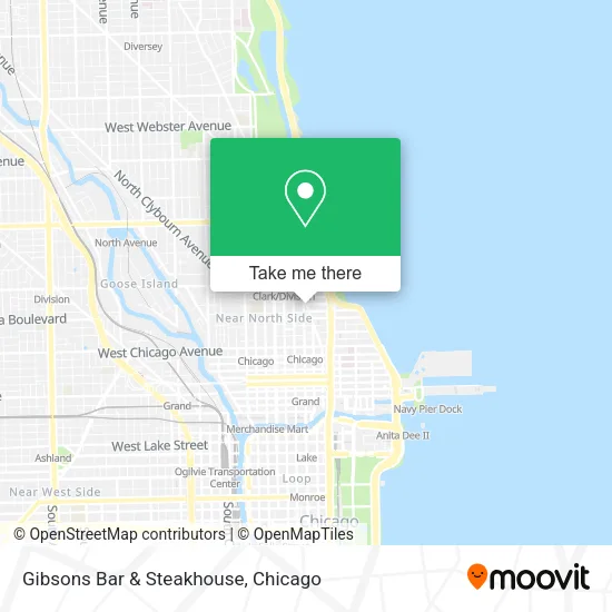 Gibsons Bar & Steakhouse map