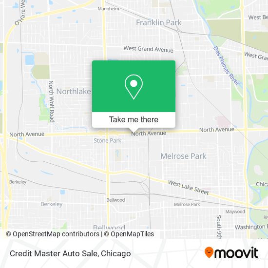 Credit Master Auto Sale map