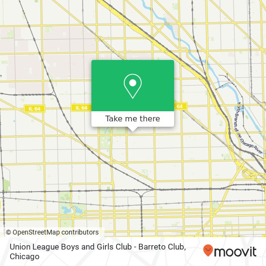 Union League Boys and Girls Club - Barreto Club map