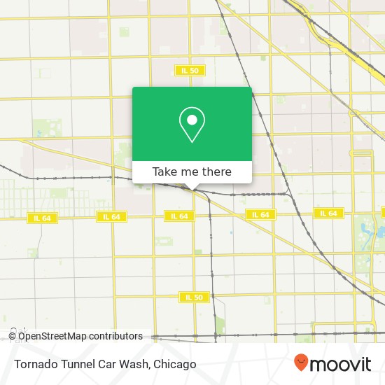 Mapa de Tornado Tunnel Car Wash