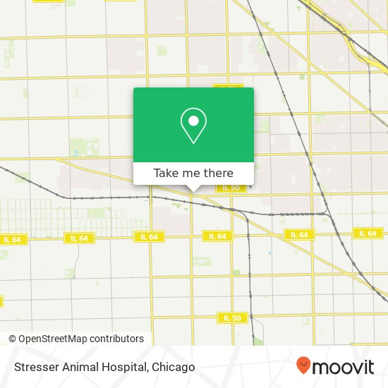 Stresser Animal Hospital map