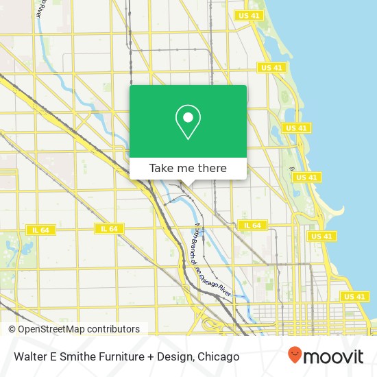 Walter E Smithe Furniture + Design map