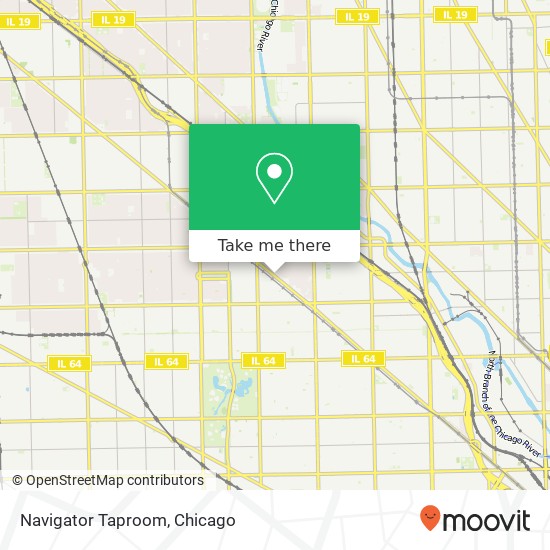 Navigator Taproom map