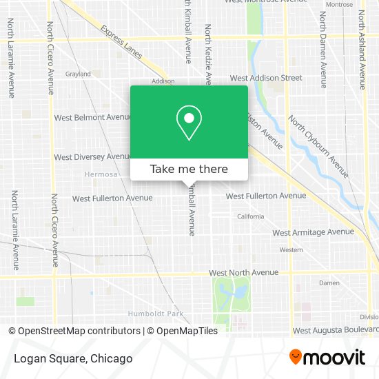 Logan Square map