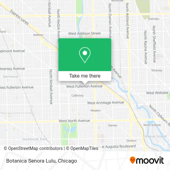 Botanica Senora Lulu map