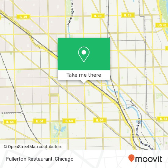 Mapa de Fullerton Restaurant