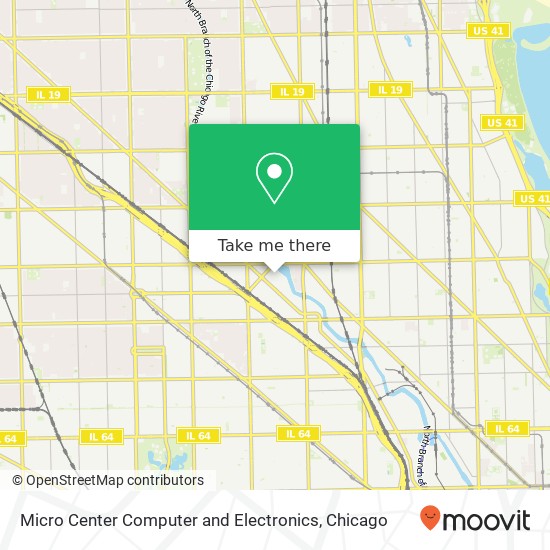 Mapa de Micro Center Computer and Electronics