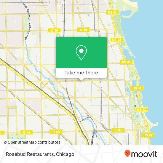 Rosebud Restaurants map