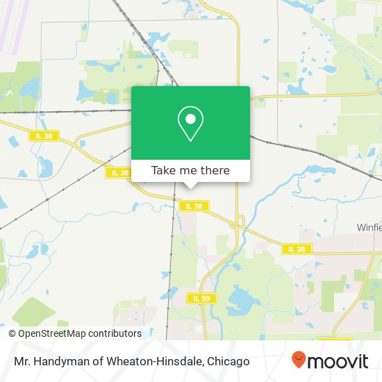 Mr. Handyman of Wheaton-Hinsdale map