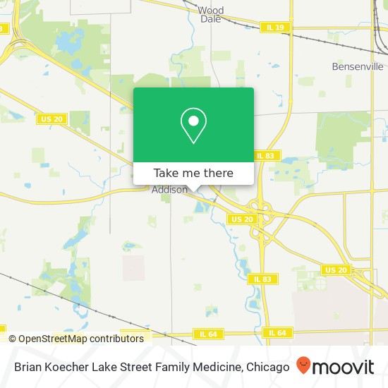 Mapa de Brian Koecher Lake Street Family Medicine