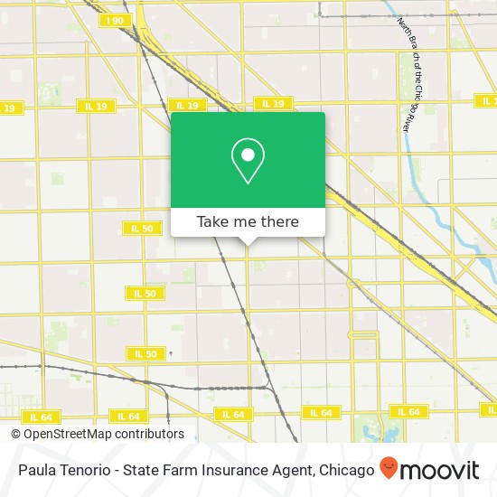 Mapa de Paula Tenorio - State Farm Insurance Agent