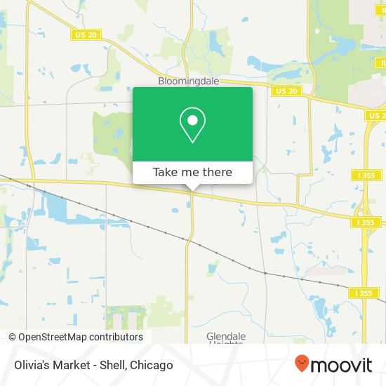 Mapa de Olivia's Market - Shell