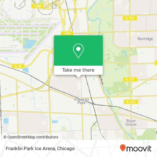 Franklin Park Ice Arena map