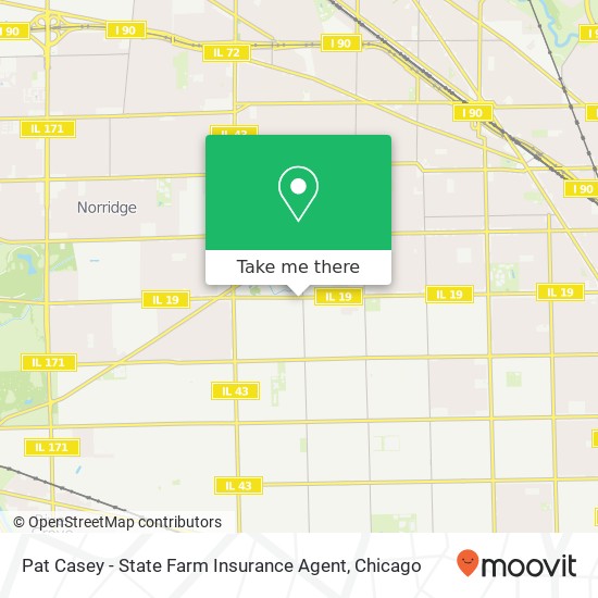 Mapa de Pat Casey - State Farm Insurance Agent