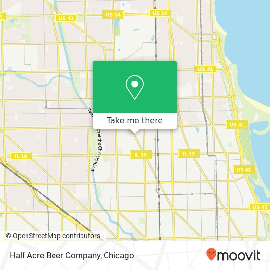 Half Acre Beer Company map