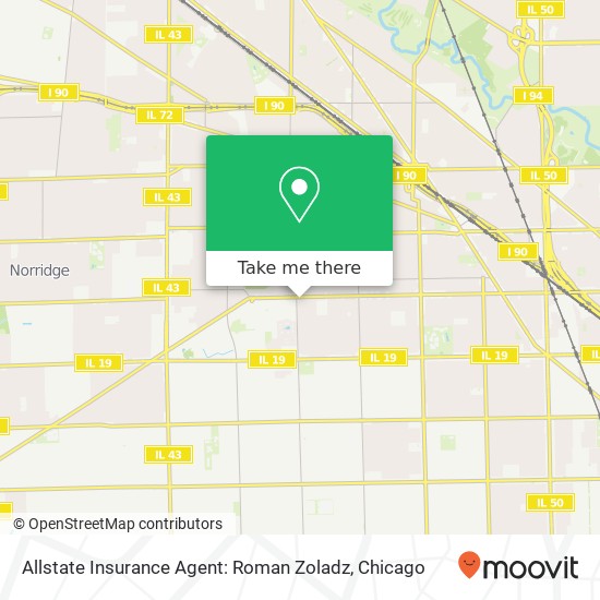 Mapa de Allstate Insurance Agent: Roman Zoladz